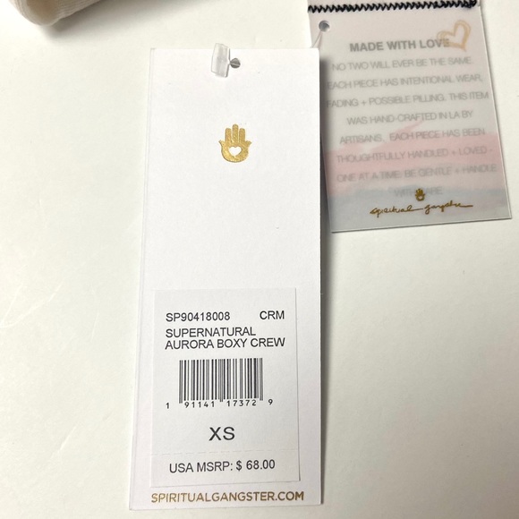 Spiritual Gangster Supernatural Aurora Crew Tee - Picture 5 of 5